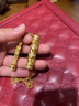 勞梭足金999十二生肖黃金吊墜八大守護神項鏈鑲莫桑鉆生日禮物送女友 千手觀音/鼠+S925肖邦鏈 金重18.5克多退少補 曬單實拍圖