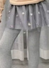 小豬彼特女童打底褲春秋2025新款秋裝秋款兒童褲裙假兩件裙褲秋冬加絨褲子 2110灰色【秋冬加絨】 120 cm 曬單實(shí)拍圖