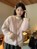 VEOX棉服女款2025年最新款棉襖女冬季韓版加厚圓領(lǐng)羊羔毛外套棉衣女 粉紅 M 【100-110斤】 曬單實(shí)拍圖
