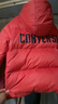Converse匡威兒童裝三防羽絨服冬季男女中大童加絨加厚短款外套紅色拜年服 匡威紅 120 /60 【建議身高110-116cm】 曬單實(shí)拍圖
