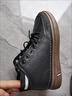 桂岐春秋男鞋馬丁短靴運動(dòng)休閑黑色工作板鞋正裝商務(wù)防滑廚師皮鞋 黑色 43 曬單實(shí)拍圖