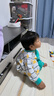 全棉時(shí)代嬰幼童家居服套裝純棉舒適透氣長(cháng)袖圓領(lǐng)打底服 花園物語(yǔ)粉90碼 曬單實(shí)拍圖