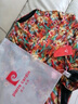 啄木鳥（TUCANO）半高領(lǐng)打底衫女秋冬新款網(wǎng)紗長袖T恤彈力花色媽媽時髦洋氣小衫潮 圖片色 3XL 曬單實拍圖