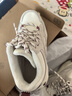 斯凱奇（Skechers）女鞋中幫厚底增高老爹鞋加絨保暖休閑運動鞋熊貓鞋女靴167595 曬單實拍圖