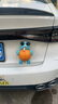 裕驊車(chē)載站姿傲嬌杰尼龜創(chuàng  )意汽車(chē)裝飾車(chē)頂杰尼龜車(chē)尾公仔叼煙掛件裝飾 叼煙龜【墨鏡】【裝車(chē)尾部】帶卡 曬單實(shí)拍圖