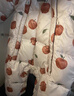 OAK FAMILY冬季新品嬰兒羽絨服白鵝絨連帽爬服寶寶外出保暖連體衣 小蘋(píng)果 80 cm 曬單實(shí)拍圖
