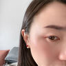 伊燦紅色水鉆仿珍珠耳釘小眾新年氣質(zhì)高級感耳環(huán)2025新款設計百搭耳飾 紅色水鉆仿珍珠耳釘 曬單實(shí)拍圖