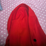 哥弟真的好（GIRDEAR）女裝西裝領(lǐng)羊毛雙面呢大衣外套女A400511 橘紅 XL (5碼) 曬單實(shí)拍圖