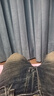以堡狼（YIBAOLANG）古銅色牛仔褲男高端復古懷舊修身直筒時尚百搭男裝長褲子 古銅色 31 (2尺4) 曬單實拍圖