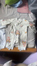 早產(chǎn)兒嬰兒衣服低體重早產(chǎn)寶寶連體按扣哈衣小碼小碼超小純棉 彩虹兔按鈕連四季款 48cm (L) 適合5-6斤早產(chǎn)寶寶 曬單實(shí)拍圖