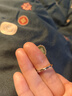 中國黃金（CHINA GOLD）莫比烏斯環(huán)情侶戒指男女足銀素圈對戒表白紀念七夕情人節(jié)生日禮物 莫比烏斯戒指【一對】+中金禮盒 開口可調(diào)節(jié) 曬單實拍圖