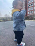 泰蘭尼斯秋季新款童鞋防滑透氣男寶寶休閑鞋女童軟底學(xué)步鞋面包鞋 白/藍/紅 單網(wǎng) 24 適合腳長14.5cm 曬單實拍圖