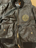 范思哲（VERSACE）  VJ  男士時(shí)尚奢華金標(biāo)真皮夾克外套皮衣 77GAVP06 CPPS3 黑色 G89 L (50) 曬單實(shí)拍圖