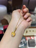 海上羅孚黃金金鏟鏟項(xiàng)鏈女新款999足金吊墜小眾設(shè)計(jì)鎖骨鏈生日禮物送女友 勿拍克重多退少補(bǔ) 曬單實(shí)拍圖