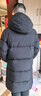 暇步士（Hush Puppies）童裝兒童羽絨服冬季男童女童中長(cháng)款【三防】羽絨服 鉆石黑 160cm  曬單實(shí)拍圖