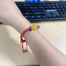 麥靈玲玲2025蛇年靈瓏靠山三合生肖紅繩屬蛇豬虎猴手繩吉祥物男女 靈瓏靠山三合手繩紅色屬蛇佩戴 曬單實(shí)拍圖