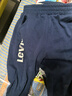 Levi's李維斯兒童套裝男女童套裝秋季新款套頭衛衣長(cháng)褲2件套衣服 深靛藍 130 /64 【建議身高116-122cm】 曬單實(shí)拍圖