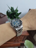 東方雙獅手表男日本全自動機械表水鬼200米防水潛水表男士原裝進口 煙熏漸變綠/機械潛水表/11E 曬單實拍圖
