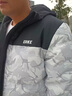 鴻星爾克（ERKE）羽絨服新款男士秋冬季防風(fēng)御寒保暖連帽外套迷彩拼接厚款運動服 正白 XL (體重135-145斤) 曬單實拍圖