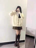 鉑吶苓長筒靴女2025春冬季新款v口顯瘦腿小個(gè)子增高厚底高筒馬丁靴 長靴-棕色升級款【37】 曬單實(shí)拍圖