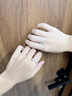 法蔻鉑金戒指情侶pt950白金結(jié)訂婚時尚對戒情人節(jié)生日禮物送女友老婆 輕奢款-星河活口對戒 曬單實拍圖