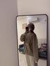 LDBE加厚衛(wèi)衣女春秋款高級感復古洋氣加絨銀狐絨歐貨假兩件圓領上衣服 卡其色【加絨】 XL 曬單實拍圖