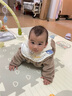 戴維貝拉（DAVE＆BELLA）兒童連體衣百天寶寶男寶外出服女嬰爬服哈衣嬰兒睡衣秋冬幼兒 奶咖色 80cm （建議身高73-80cm） 曬單實(shí)拍圖