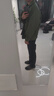 馬登工裝 復(fù)古飛行員夾克加厚保暖棉服口袋外套棉服男冬季 軍綠色 M 曬單實(shí)拍圖