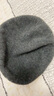 卡蒙（Kenmont）秋冬呢子帽子女羊毛貝雷帽甜美可愛(ài)畫(huà)家帽純色日系英倫南瓜帽5107 深灰色 均碼 57cm（彈性佳） 曬單實(shí)拍圖