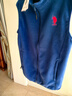 U.S. POLO ASSN.馬甲男抓絨搖粒絨秋冬立領(lǐng)無袖背心男裝外套 藏藍(lán)色 XL  曬單實(shí)拍圖