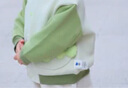 迷你巴拉男童女童撞色棒球服外套秋季新款寶寶親膚戶外夾克 豆沙綠 （輕盈更保暖） 90 曬單實(shí)拍圖