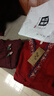 衣瑾帛社中國風復古斜襟刺繡盤扣提花棉麻襯衫女長袖開衫漢服休閑寬松上衣 深紅色（單件上衣） 均碼 曬單實拍圖