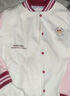 Classic Teddy精典泰迪兒童外套女童棒球服中小童開(kāi)衫外出服時(shí)尚春裝 米白 100 曬單實(shí)拍圖