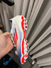 阿迪達斯 （adidas）f50足球鞋男 25夏季新款青少年成人中端人草實戰(zhàn)防滑AG短釘足球鞋 【建議拍大一碼】霓虹流光 F50特供版大底 43 建議拍大一碼 曬單實拍圖