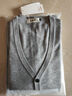恒源祥100%羊毛針織開(kāi)衫男士V領(lǐng)毛衣外套上衣HJ191 淺灰 175/92A  曬單實(shí)拍圖