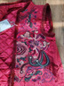 米詩德新中式盤扣國風(fēng)棉馬甲女夾棉唐裝棉襖秋冬季重工刺繡中國風(fēng)棉背心 酒紅色馬甲 3XL 115至130斤 曬單實拍圖