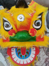 妙普樂(lè)兒童舞獅子幼兒園小獅子頭塑料耐摔小孩玩具舞獅道具整套醒獅表演 升級(jí)版6寸黃色+尾巴_適合2 曬單實(shí)拍圖