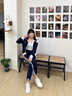 AEMAPE衛(wèi)衣女跑步休閑運(yùn)動(dòng)服女裝套裝2025春秋新款時(shí)尚開衫+褲子兩件 MX-12-7001_藏藍(lán)色套裝 M 【建議100-110斤】 曬單實(shí)拍圖