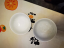 景德故事景德鎮陶瓷米飯碗家用餐具碗4.5英寸中式玲瓏瓷飯碗湯碗10只套裝 曬單實(shí)拍圖