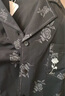 曼系（meonsill）睡裙女長袖春秋季時尚寬松可外穿黑色家居服玫瑰印花針織棉中長裙 S44146 睡裙 L 曬單實拍圖