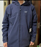 始祖鳥(niǎo)（ARC'TERYX）Gamma Lightweight 戶(hù)外男士輕量防風(fēng)休閑透氣軟殼衣連帽夾克外套 Black Sapphire/藍黑色（經(jīng)典款） L（80kg-90kg）尺碼偏大 曬單實(shí)拍圖