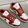 NIKE耐克男鞋女鞋AJ1情侶鞋Air Jordan 1低幫新年紅白休閑籃球運動鞋 新年款白紅 35.5 【GS】 曬單實拍圖