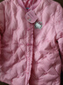 Hello Kitty兒童羽絨服女童羽絨內膽秋冬學(xué)生白鴨絨外穿輕薄保暖3281玫紅160 曬單實(shí)拍圖