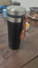 華亞真空保溫杯不銹鋼水杯泡茶杯子學生保溫杯車載戶外運動瓶 黑色500ml 曬單實拍圖