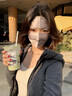 Charm Kendo口罩女真絲防曬面罩遮全臉口罩防紫外線藍(lán)光遮陽桑蠶絲臉基尼 深空灰【時尚百搭遮陽可洗】 曬單實拍圖