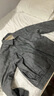 帝王起兮冬季加絨加厚皮衣男款潮流帥氣機車(chē)服保暖外套 暗夜黑 加絨 3XL 185-205斤 曬單實(shí)拍圖