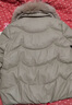 鴨鴨媽媽冬裝羽絨服女短款狐貍毛領(lǐng)中老年人女裝保暖加厚外套50歲衣服 卡其灰色 XL 【建議105-120斤】 曬單實(shí)拍圖