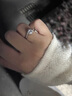 DRIG鉆戒指女求婚結(jié)婚一克拉莫桑石純銀送女友老婆生日禮物七夕情人節(jié) 主鉆50分 (10％客戶的選擇) 閉口-不可調(diào)節(jié)(量好尺寸備注客服 曬單實(shí)拍圖