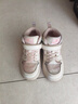 百麗童鞋冬兒童加絨高幫運動(dòng)鞋女童保暖板鞋跑步鞋 米/粉色33 曬單實(shí)拍圖