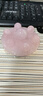 天然原石粉水晶球 粉色七星陣 擺件新婚禮品創(chuàng  )意閨蜜禮物家居臥室 粉晶盤(pán)8-9厘米左右 曬單實(shí)拍圖